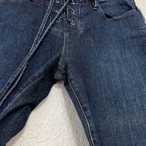 Frame Le Crop Mini Boot Lace Up Jean - Picture 7 of 15